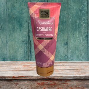 Spa Luxury Sparkling Cashmere Scent Body Lotion Limited Edition 5.5 Ozs